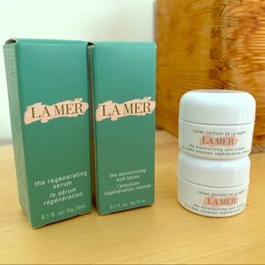 La Mer Moisturizing Cream Lotion Serum sample lot